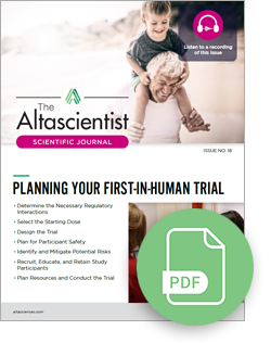 Scientific journal on planning your first-in-human trial