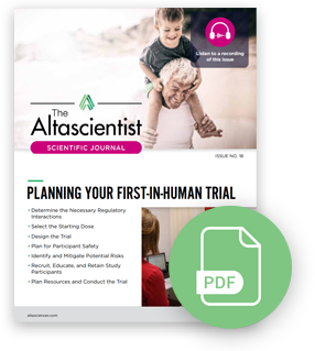 Scientific journal on planning your first-in-human trial