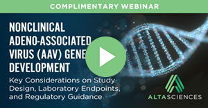 Nonclinical AAV gene therapy development