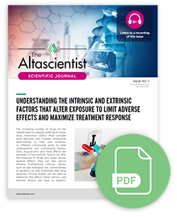 Scientific journal on intrinsic and extrinsic factors in drug exposure.