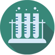 Test tubes icon for Acceleration Platform Bioanalytical Solutions