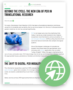 The New Era of PCR in Translational Research Thumbnail