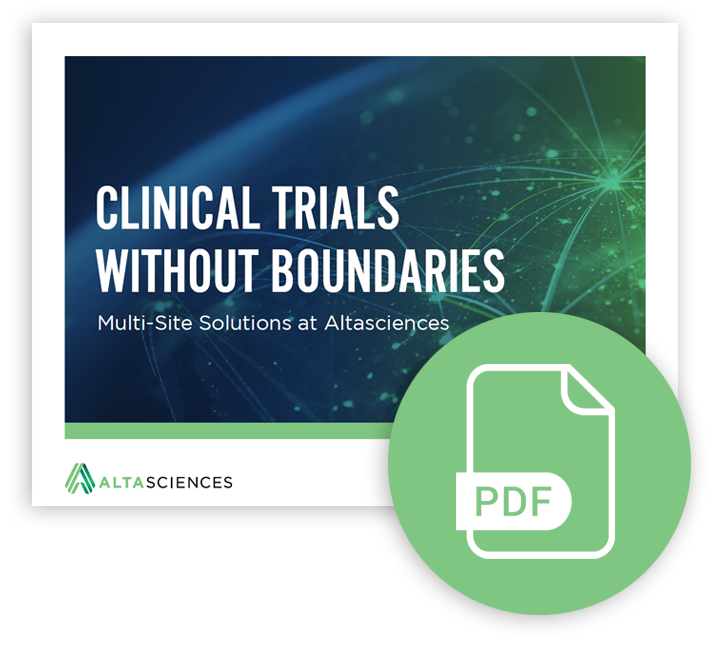Clinical Trials Without Boundaries Multi-Site Solutions at Altasciences