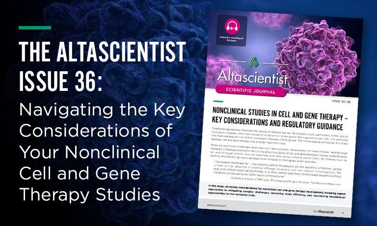 ISSUE NO. 36 — Nonclinical Studies in Cell and Gene Therapy