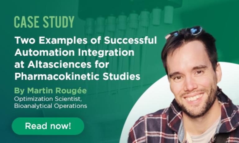 Case Study: Two Examples of Successful Automation Integration at Altasciences for Pharmacokinetic Studies