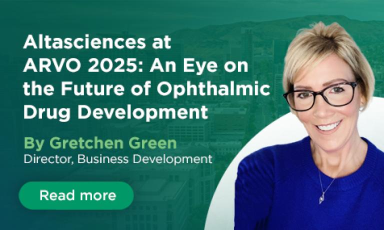 Altasciences at ARVO 2025: An Eye on the Future of Ophthalmic Drug Development by Gretchen Green