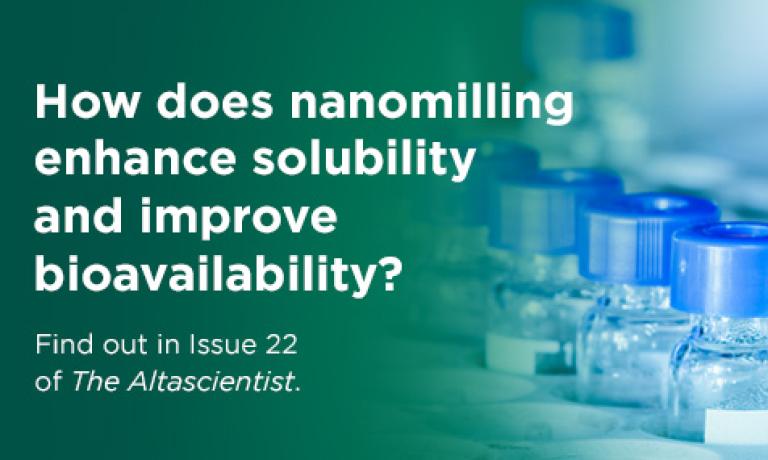 ISSUE NO. 22 — Nanomilling for Better Solubility and Improved Bioavailability