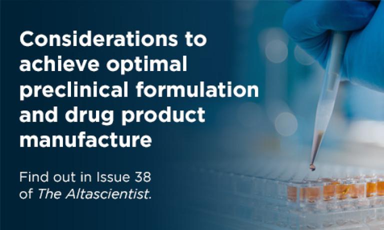 ISSUE NO. 38 — Achieving Optimal Preclinical Formulation and Drug Product Manufacture 
